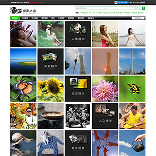 discuz摄影站图片站模板