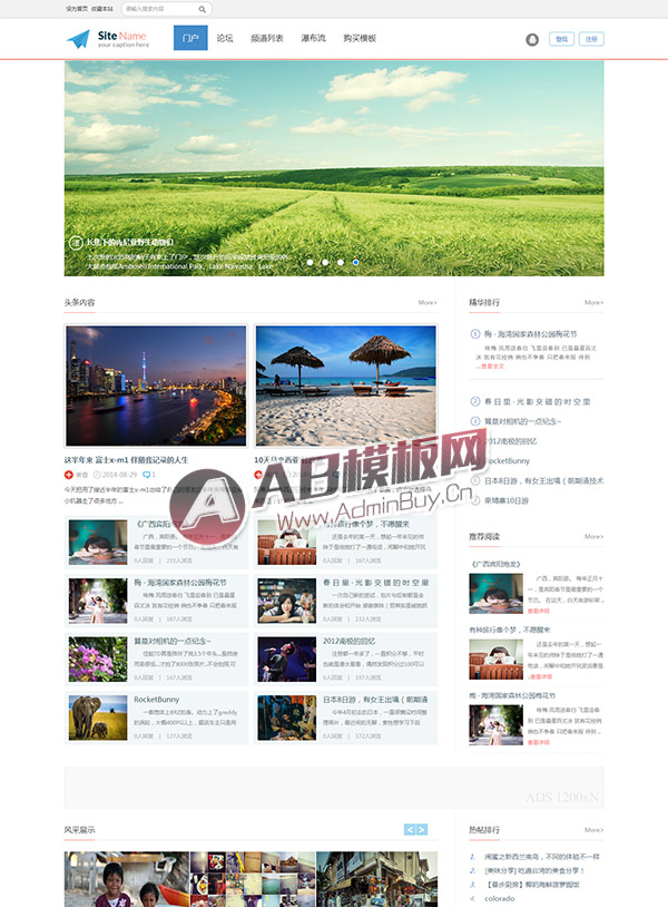 discuz模板 Simple时尚设计